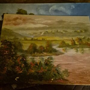 Serene Landscape Oil Painting